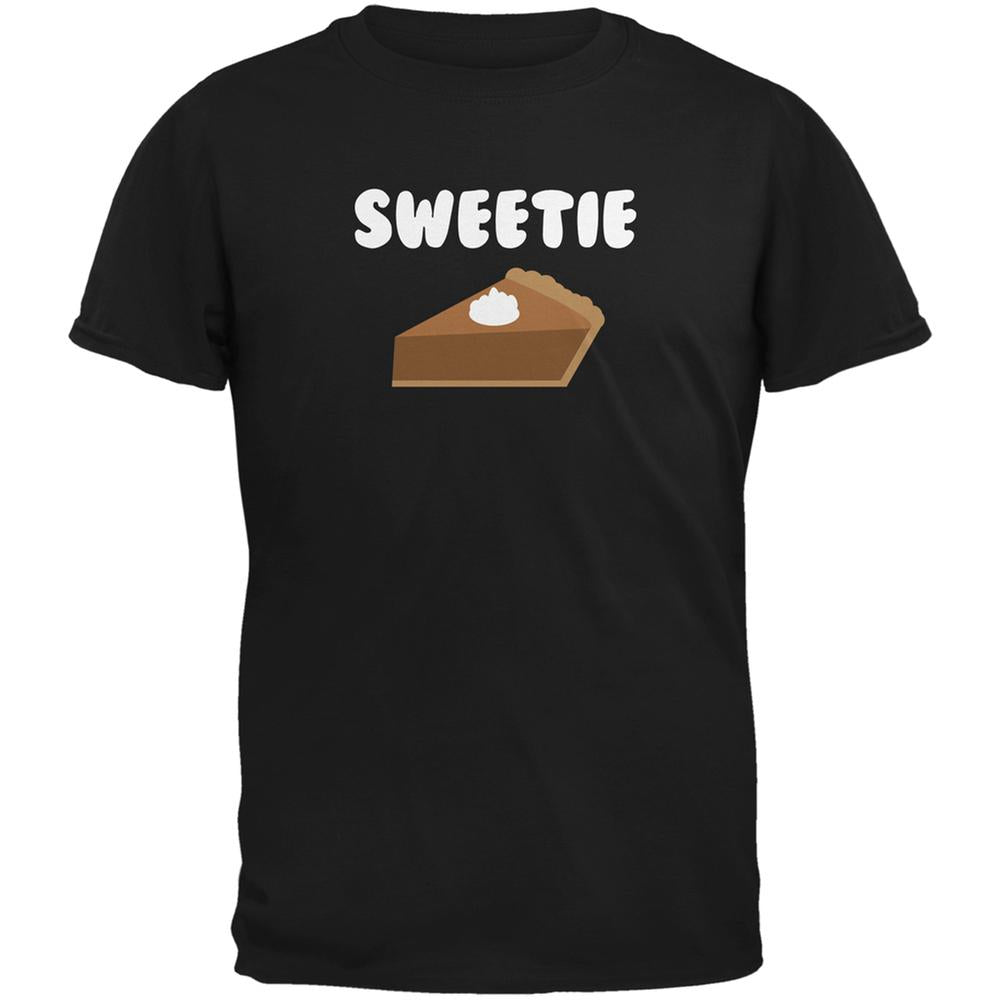 Thanksgiving Sweetie Pie Black Adult T-Shirt Men's T-Shirts Old Glory 2XL Black 