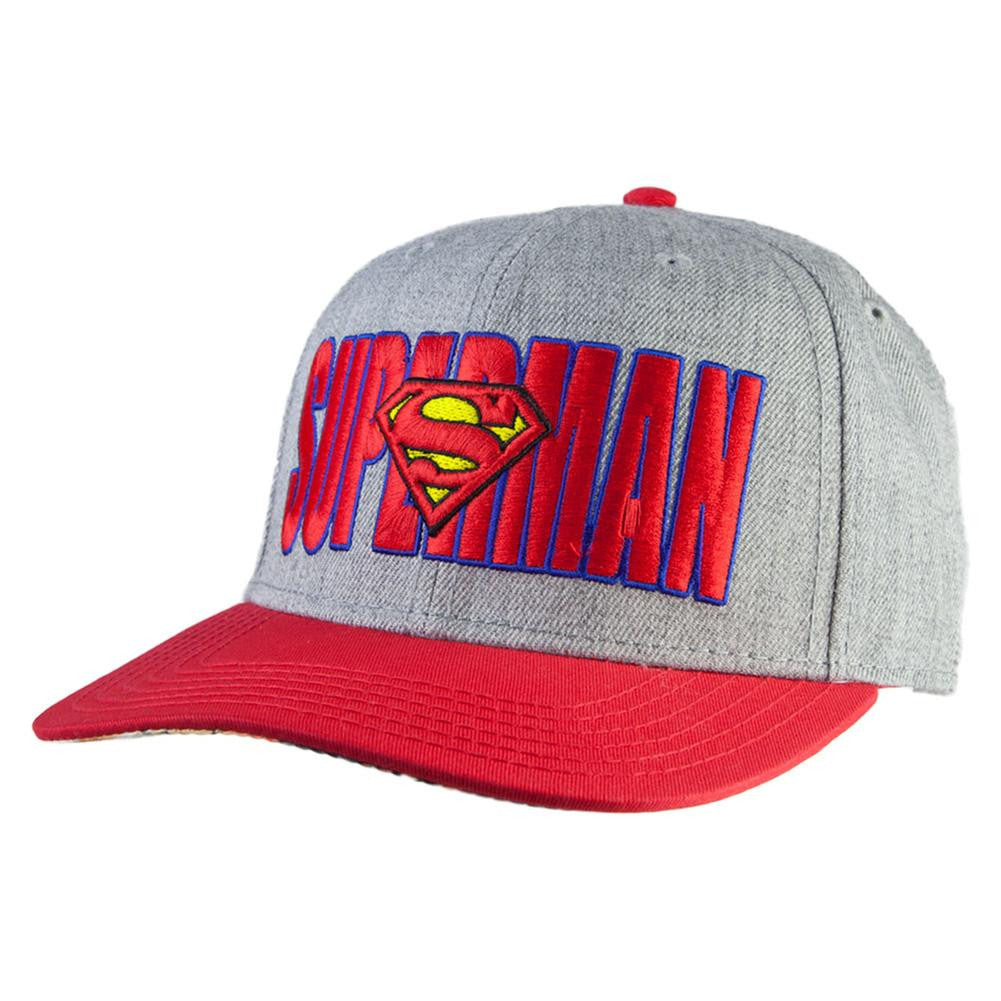 Superman - Logo in Words Wool Snapback Cap Adjustable Baseball Caps Old Glory   