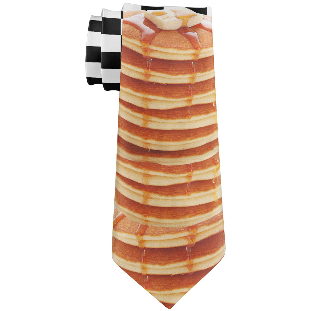 Pancake Diner All Over Neck Tie Men's Neck Ties Old Glory OS Multi 