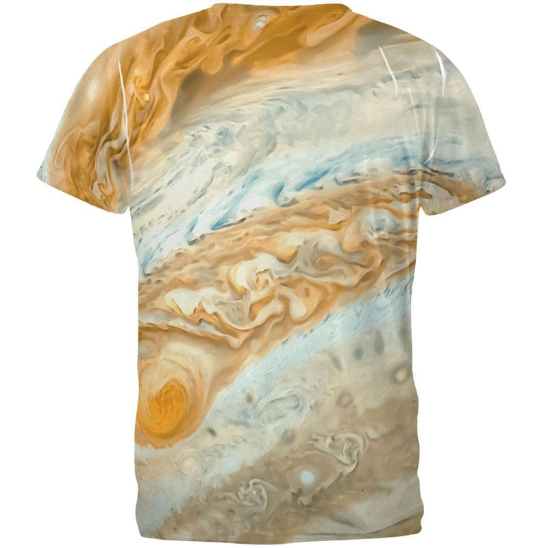 Solar System Planet Jupiter All Over Adult T-Shirt Men's T-Shirts Old Glory   