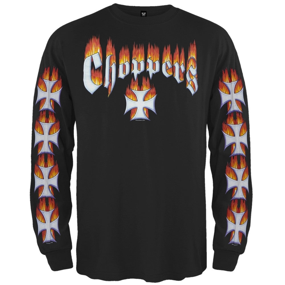 Hot Choppers Long Sleeve T-Shirt Men's Long Sleeves Old Glory   