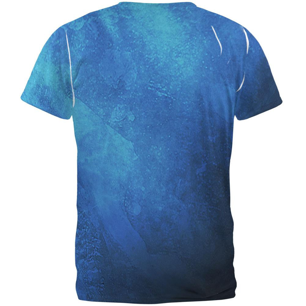 Solar System Planet Neptune All Over Adult T-Shirt Men's T-Shirts Old Glory   