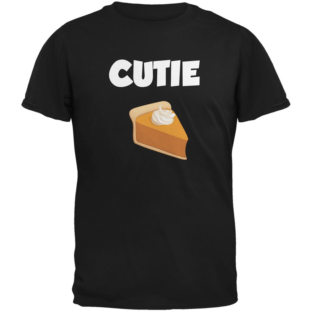 Thanksgiving Cutie Pie Black Adult T-Shirt Men's T-Shirts Old Glory 2XL Black 