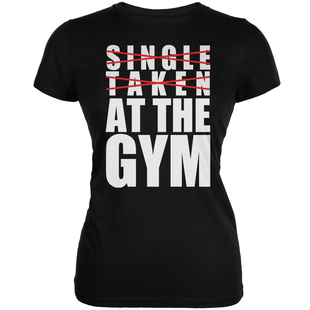 Training Single Taken At The Gym Black Juniors Soft T-Shirt Juniors T-Shirts Old Glory 2XL Black 