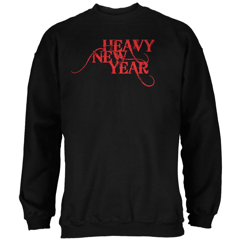 Heavy Metal New Year Black Adult Sweatshirt Men's Sweatshirts Old Glory 2XL Black 