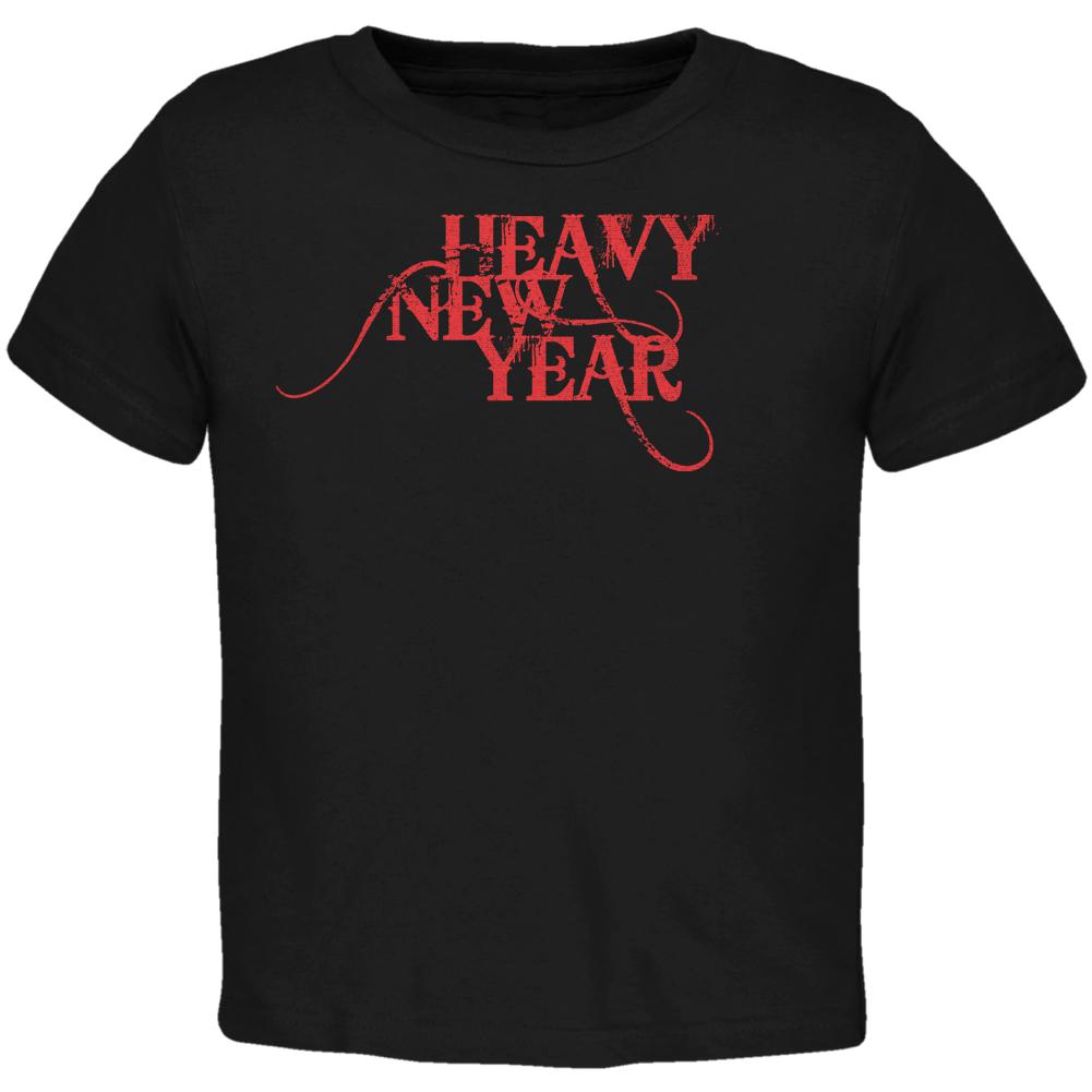 Heavy Metal New Year Black Toddler T-Shirt Toddler T-Shirts Old Glory 2T Black 