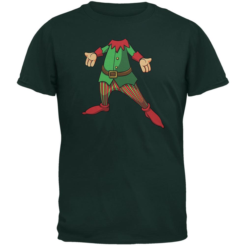 Christmas Happy Elf Forest Youth T-Shirt Youth T-Shirts Old Glory LG Green 