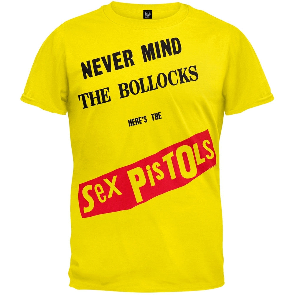 Sex Pistols - Never Mind T-Shirt Men's T-Shirts Sex Pistols XL Yellow 