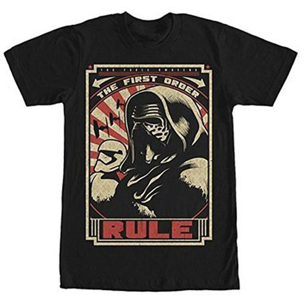 Star Wars - Troop Lineup Adult T-Shirt Men's T-Shirts Old Glory SM Black 