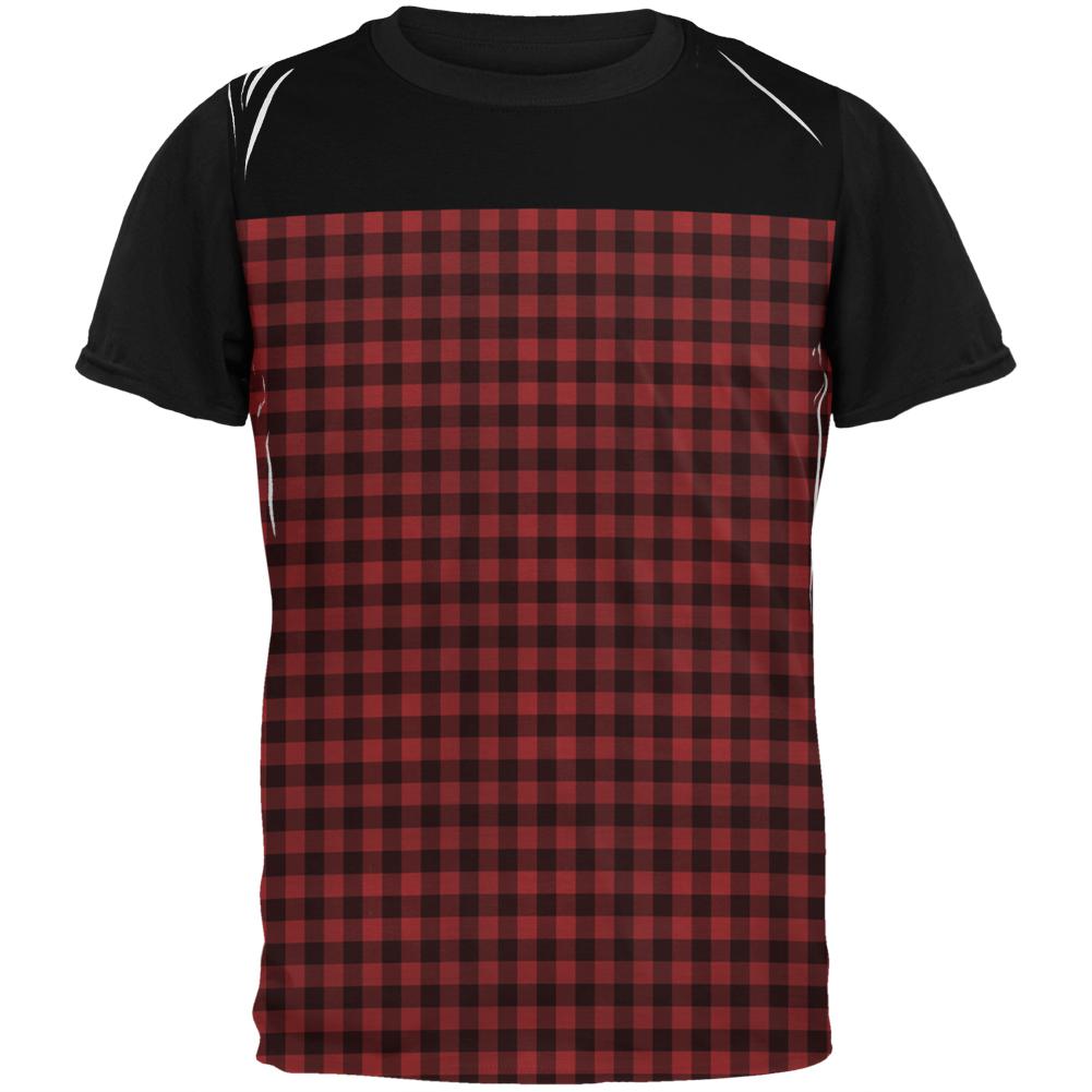 Lumberjack Black Yoke Adult Black Back T-Shirt Men's T-Shirts Old Glory LG Multi 