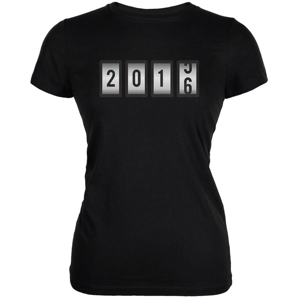 New Years 2016 Slots Black Juniors Soft T-Shirt Juniors T-Shirts Old Glory 2XL Black 