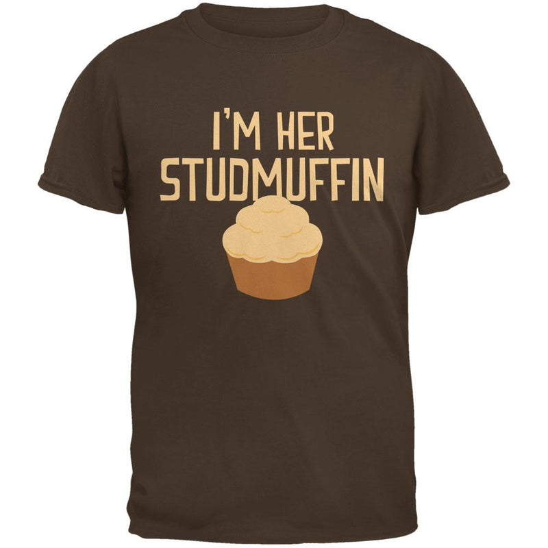 I'm Her Studmuffin Black Adult T-Shirt Men's T-Shirts Old Glory   