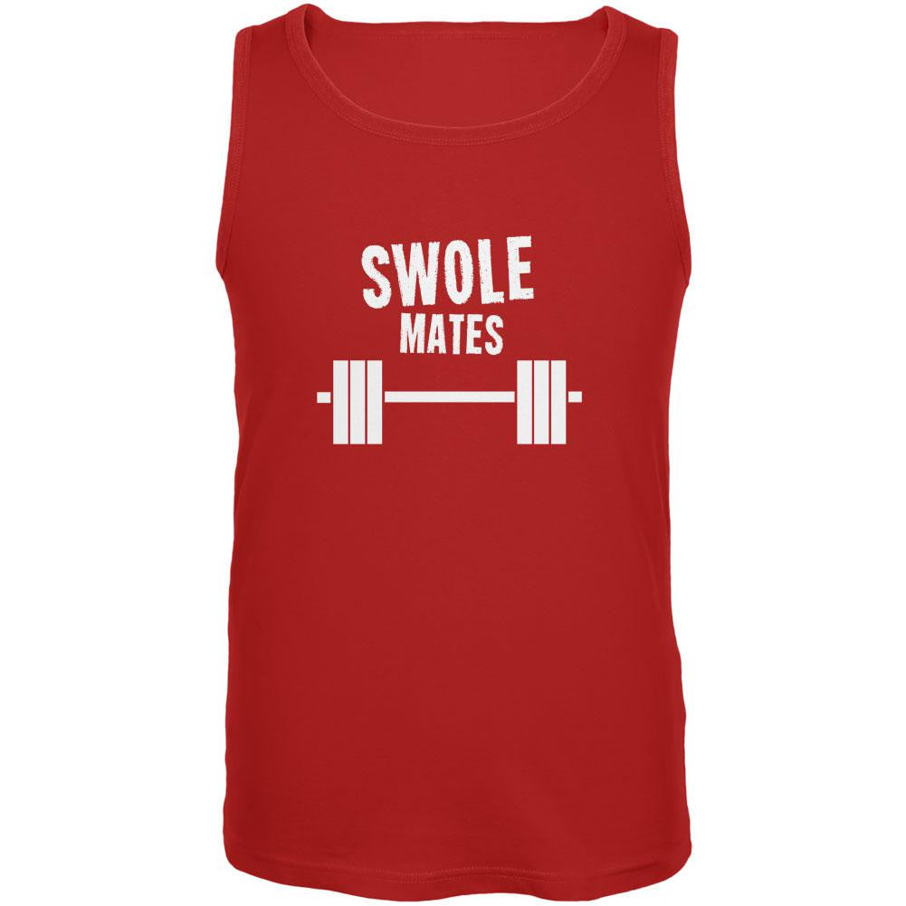 Valentine's Day Swole Mates Red Adult Tank Top Men's Tank Tops Old Glory 2XL Red 