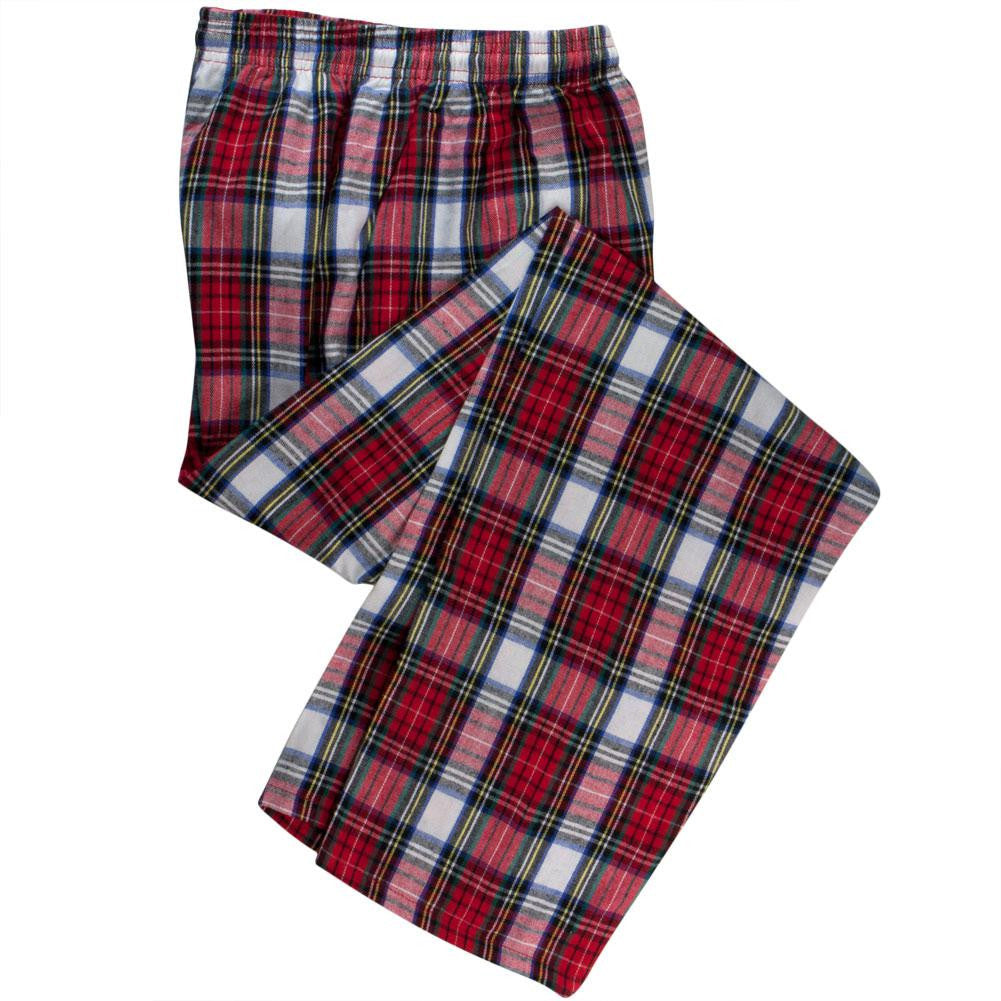 Red Plaid Adult Pajama Pants Men's Sleepwear Old Glory   