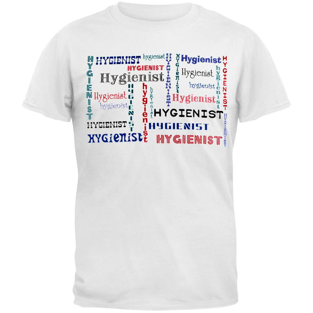 Hygienist Repeat Print Adult T-Shirt Men's T-Shirts Old Glory   