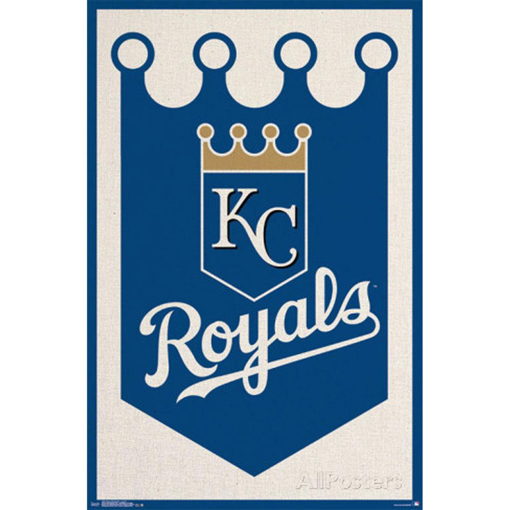 Kansas City Royals - Logo 24x36 Standard Wall Art Poster – Old Glory