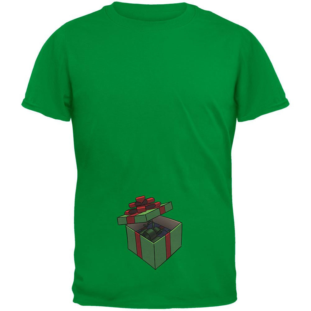 Box In A Box Christmas Gift Irish Green Adult T-Shirt Men's T-Shirts Old Glory 2XL Green 