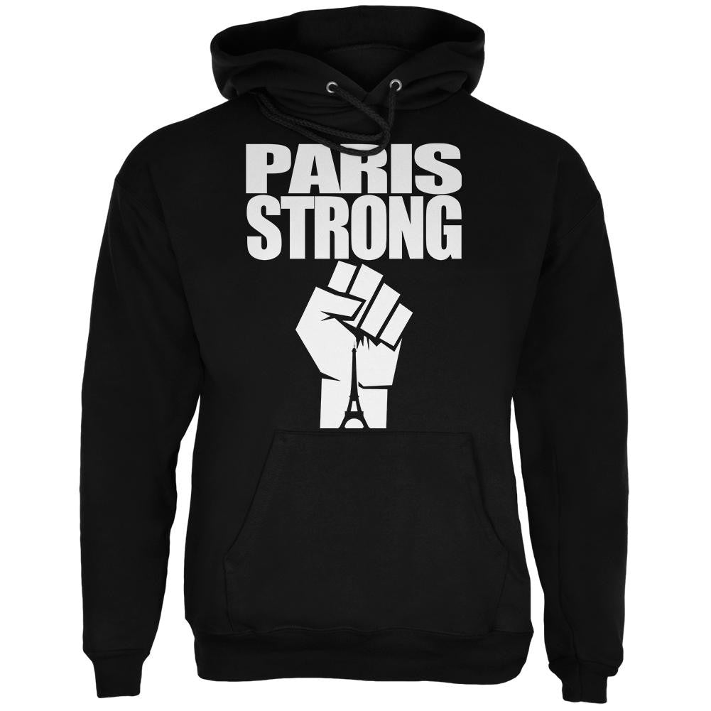 Paris Strong Black Adult Hoodie Men's Hoodies Old Glory 2XL Black 