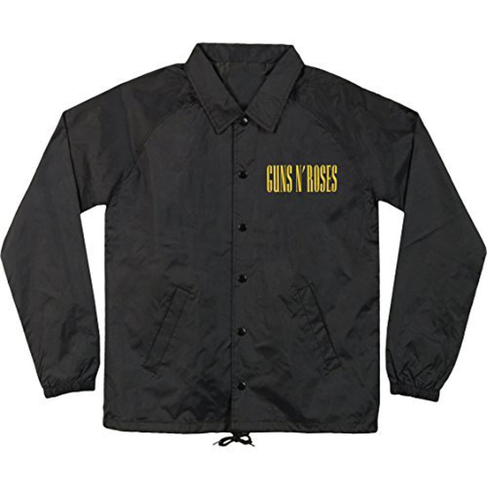 Guns N Roses - Bullet Logo Adult Windbreaker Jacket Men's Jackets Old Glory 2XL Black 