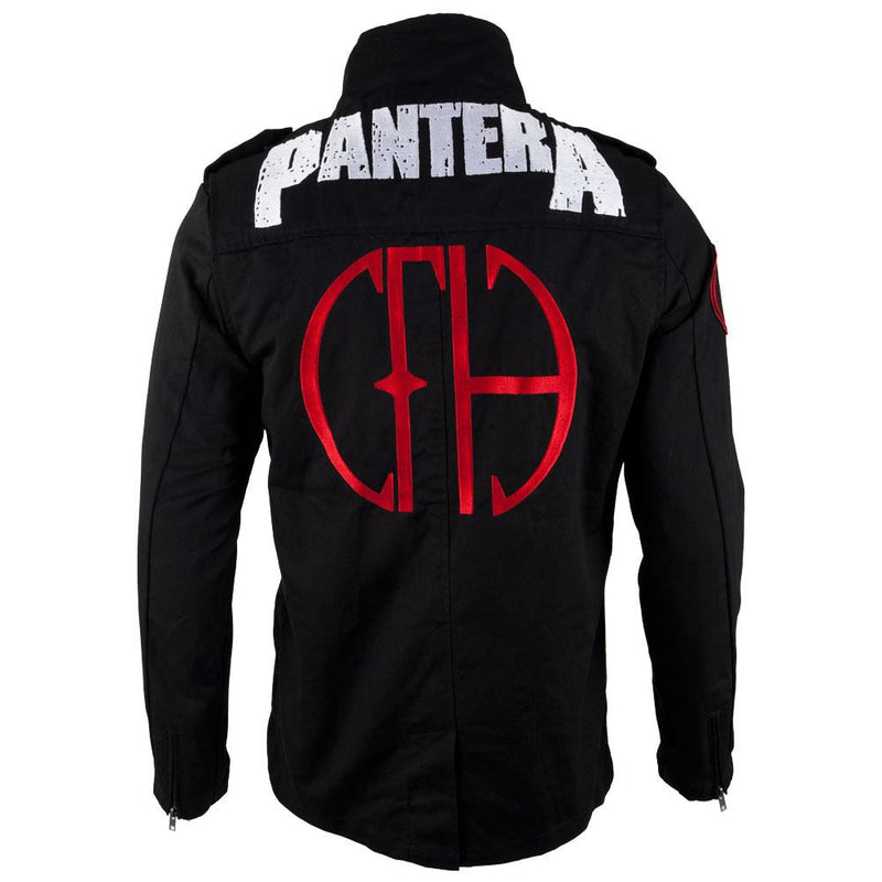 Pantera - CFH Logo Cut N Sew Adult Military Jacket Men's Jackets Pantera   