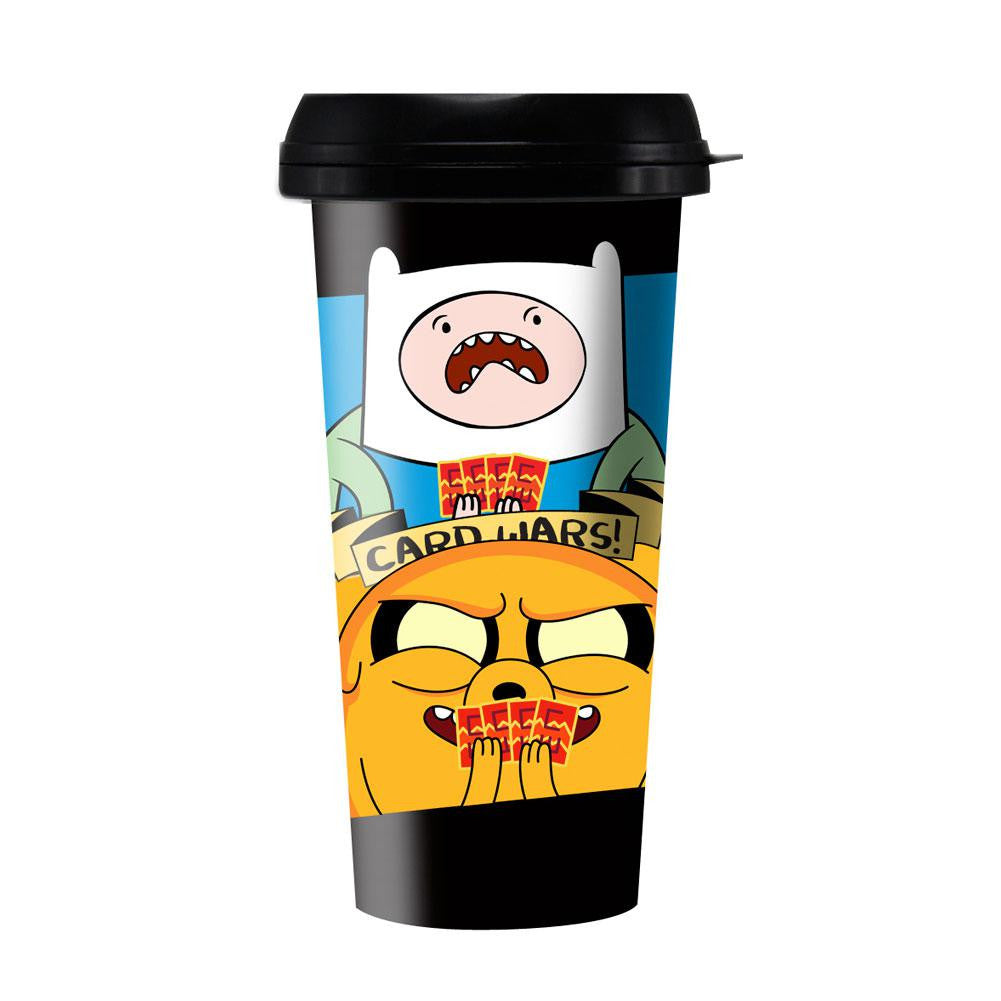 Adventure Time - Card Wars Travel Mug Travel Mugs Old Glory OS White 