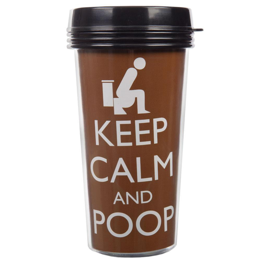 Keep Calm And Poop Travel Mug Travel Mugs Old Glory   