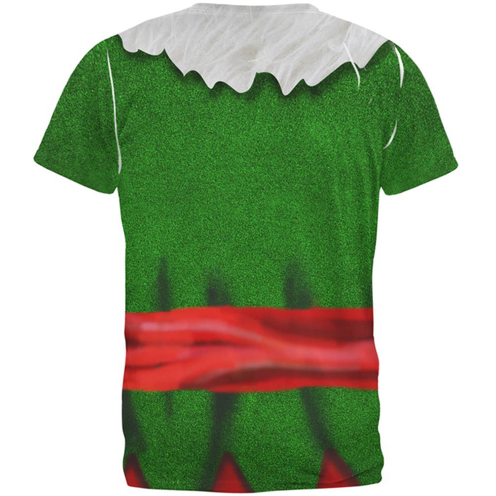 Elf Costume All Over Adult T-Shirt Men's T-Shirts Old Glory   