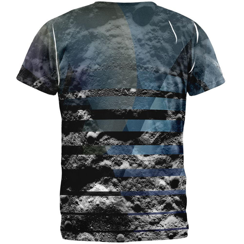 Modern Moon All Over Adult T-Shirt Men's T-Shirts Old Glory   