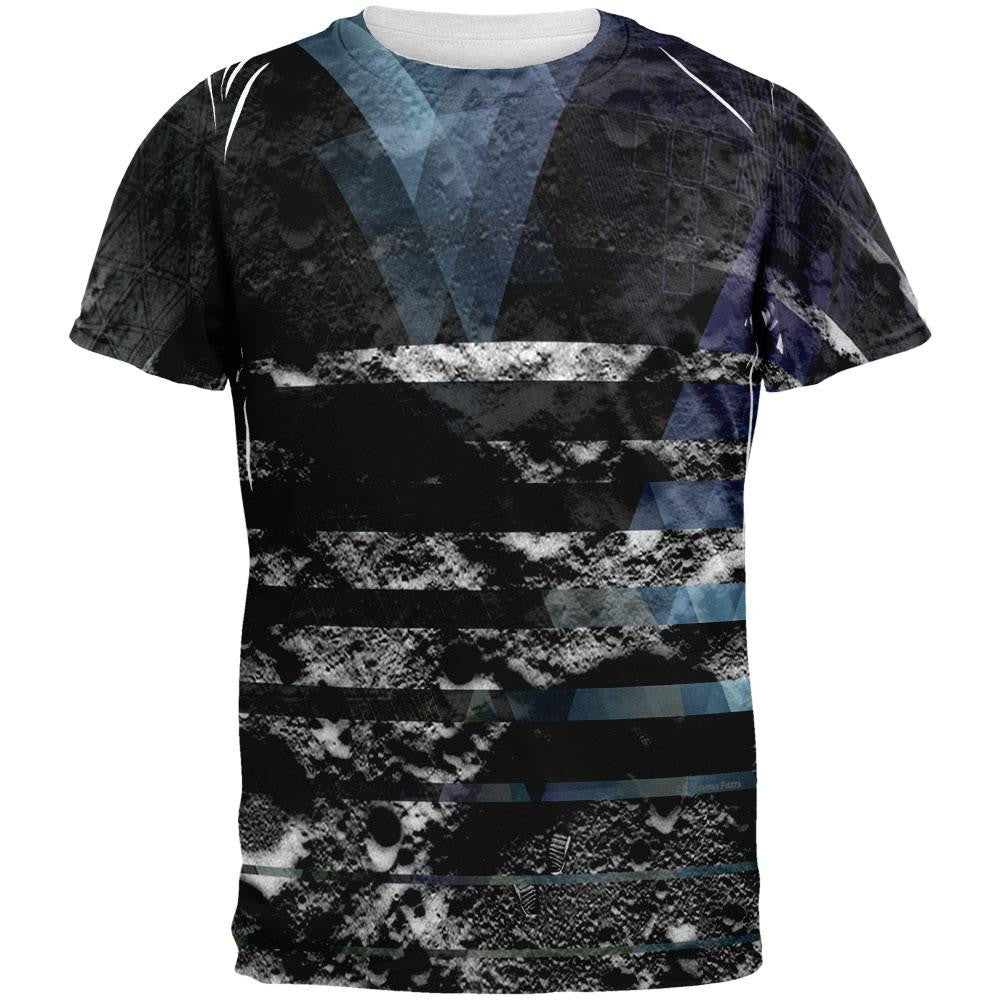 Modern Moon All Over Adult T-Shirt Men's T-Shirts Old Glory 2XL Multi 