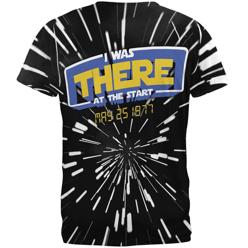 There At The Start Hyper Space All Over Adult T-Shirt Men's T-Shirts Old Glory   