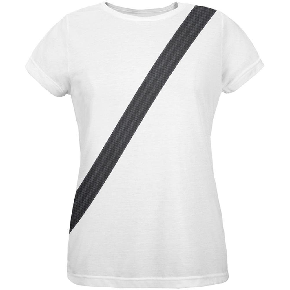 Halloween Seatbelt Driver Side Costume All Over Womens T-Shirt Women's T-Shirts Old Glory 2XL Multi 