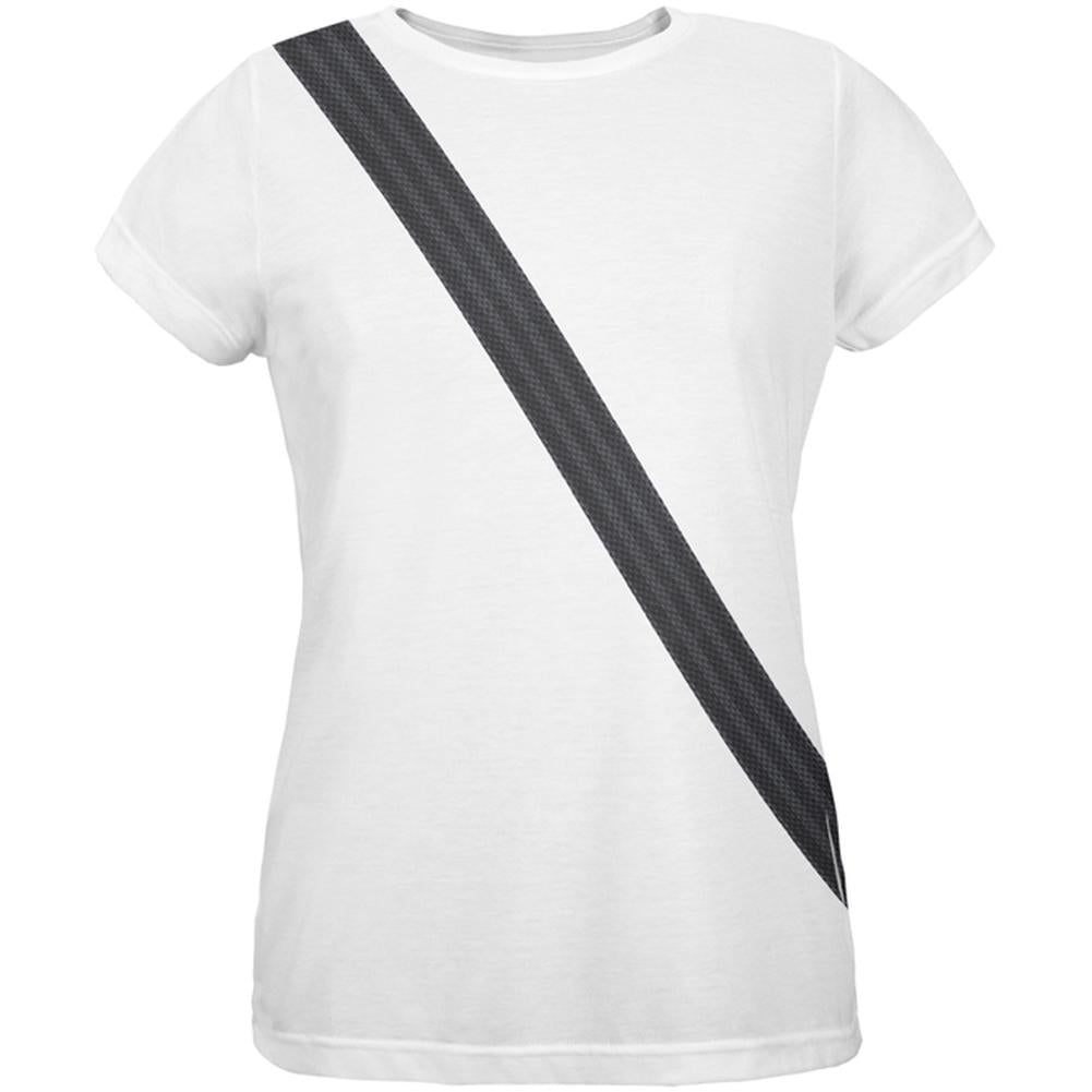 Halloween Seatbelt Passenger Side Costume All Over Womens T-Shirt Women's T-Shirts Old Glory 2XL Multi 