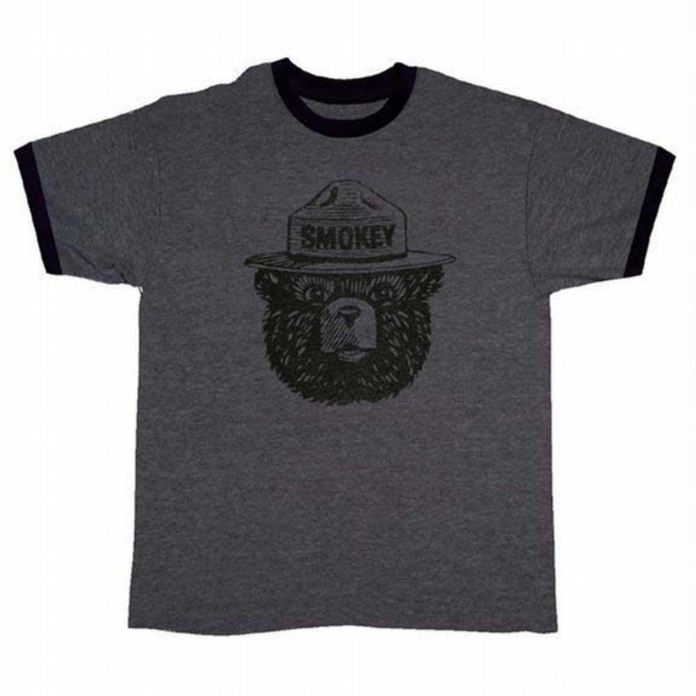 Smokey Bear - Big Face T-Shirt Men's T-Shirts Smokey Bear   