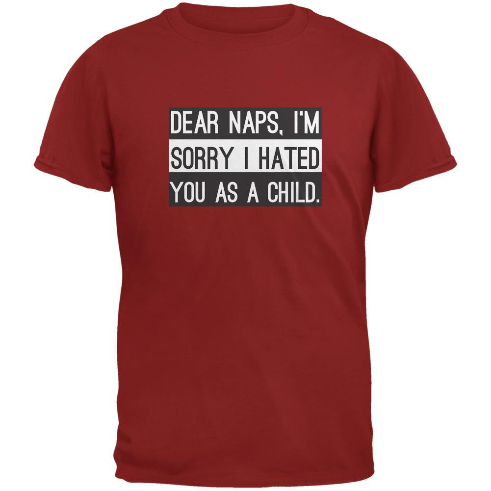 Dear Naps Red Adult T-Shirt Men's T-Shirts Old Glory 2XL Red 