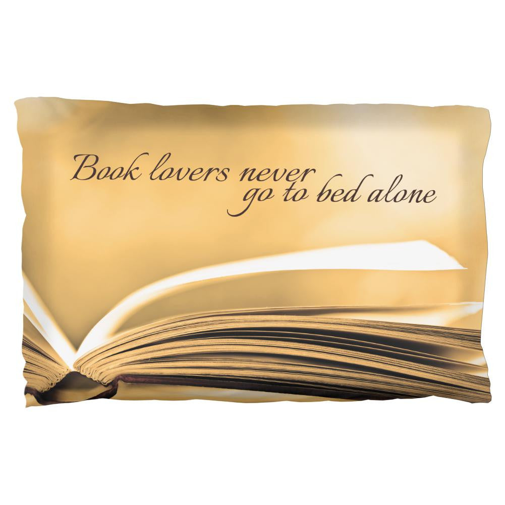 Book Lovers Never Sleep Alone Pillowcase Pillowcases Old Glory OS  