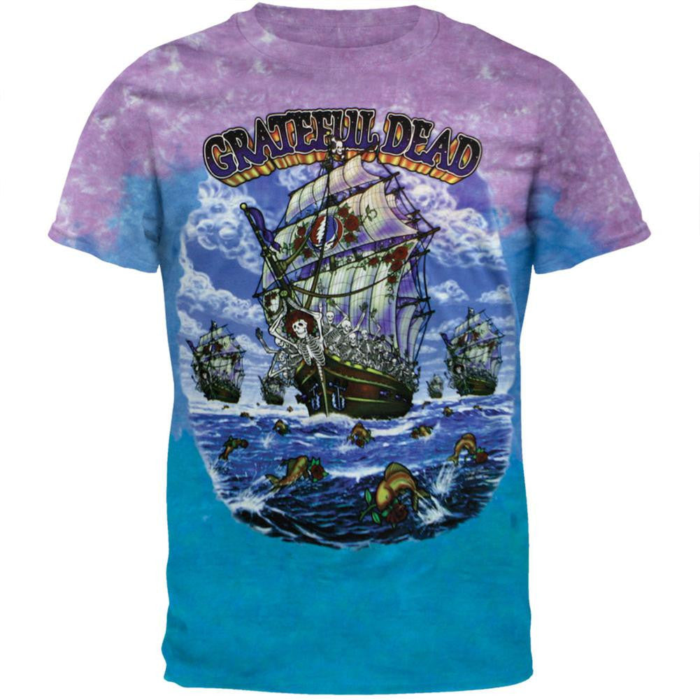 Grateful Dead - Ship Of Fools Tie Dye T-Shirt Men's T-Shirts Grateful Dead 2XL Multi 