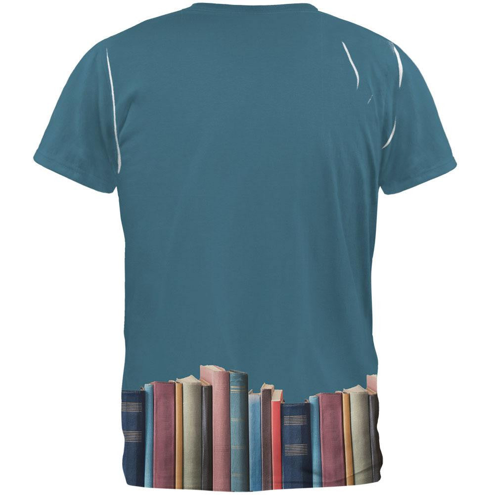 Reading List All Over Adult T-Shirt Men's T-Shirts Old Glory   