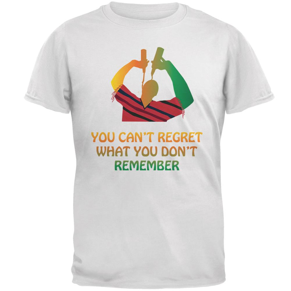 Can't Regret Cinco De Mayo White Adult T-Shirt Men's T-Shirts Old Glory 2XL White 