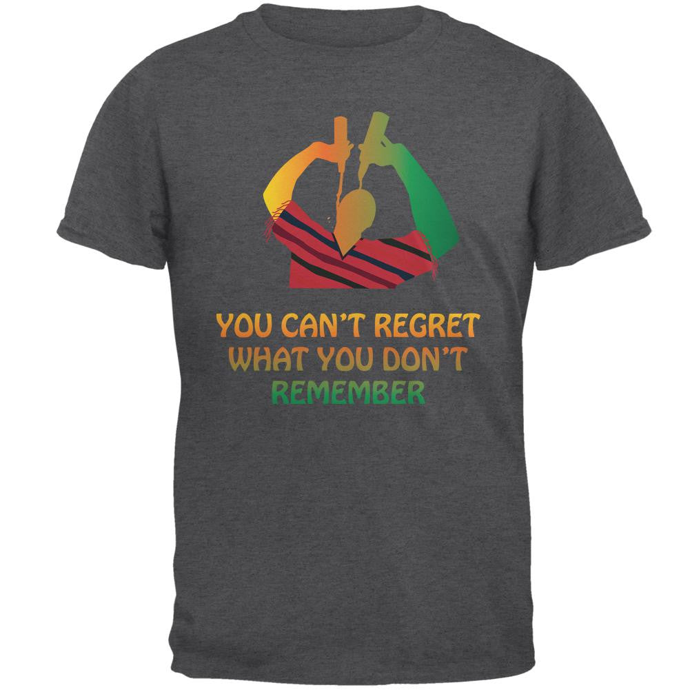 Can't Regret Cinco De Mayo Dark Heather Adult T-Shirt Men's T-Shirts Old Glory 2XL Grey 