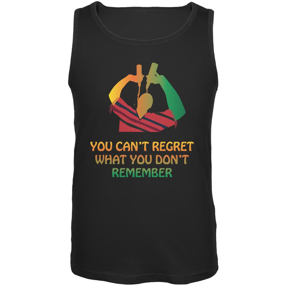 Can't Regret Cinco De Mayo Black Adult Tank Top Men's Tank Tops Old Glory 2XL Black 