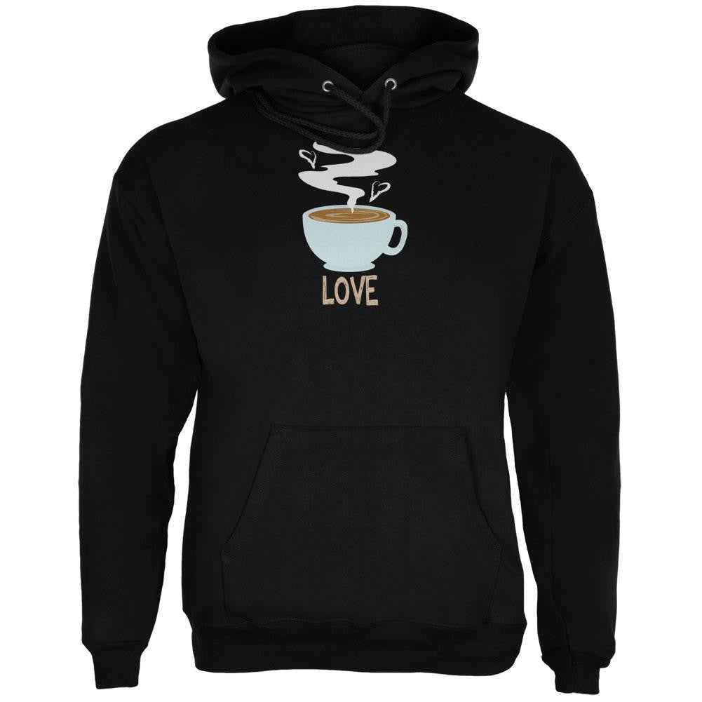 Love Coffee Black Adult Hoodie Men's Hoodies Old Glory 2XL Black 