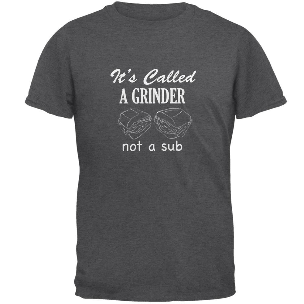 It's Called A Grinder Dark Heather Adult T-Shirt Men's T-Shirts Old Glory 2XL Grey 