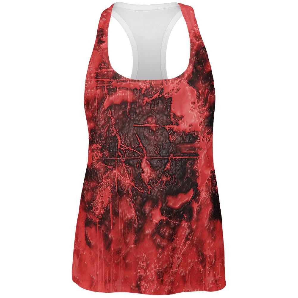 Blood on the Floor All Over Womens Racerback Tank Top Women's Tank Tops Old Glory 2XL Multi 