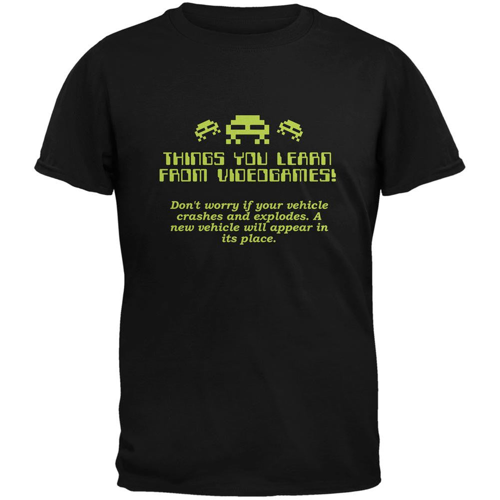 A New Vehicle Will Appear Black Adult T-Shirt Men's T-Shirts Old Glory 2XL Black 