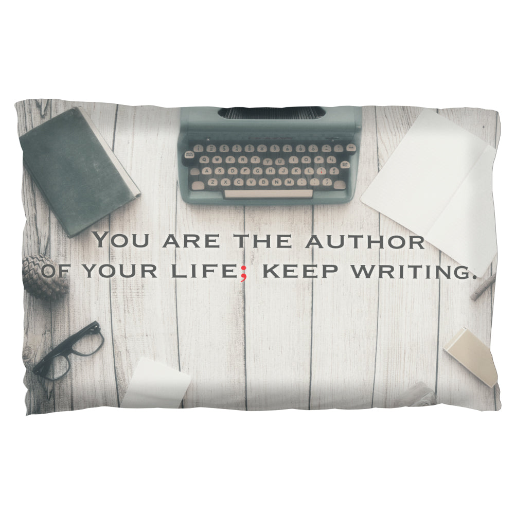 You Are the Author of Your Life Motivation Pillow Case Pillowcases Old Glory OS Multi 