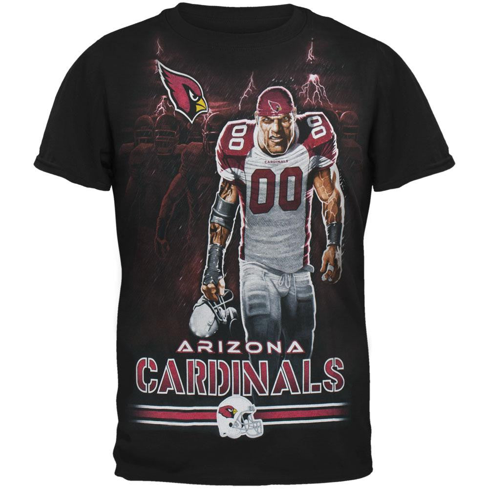 Arizona Cardinals - Tunnel Adult T-Shirt Men's T-Shirts Arizona Cardinals 2XL Black