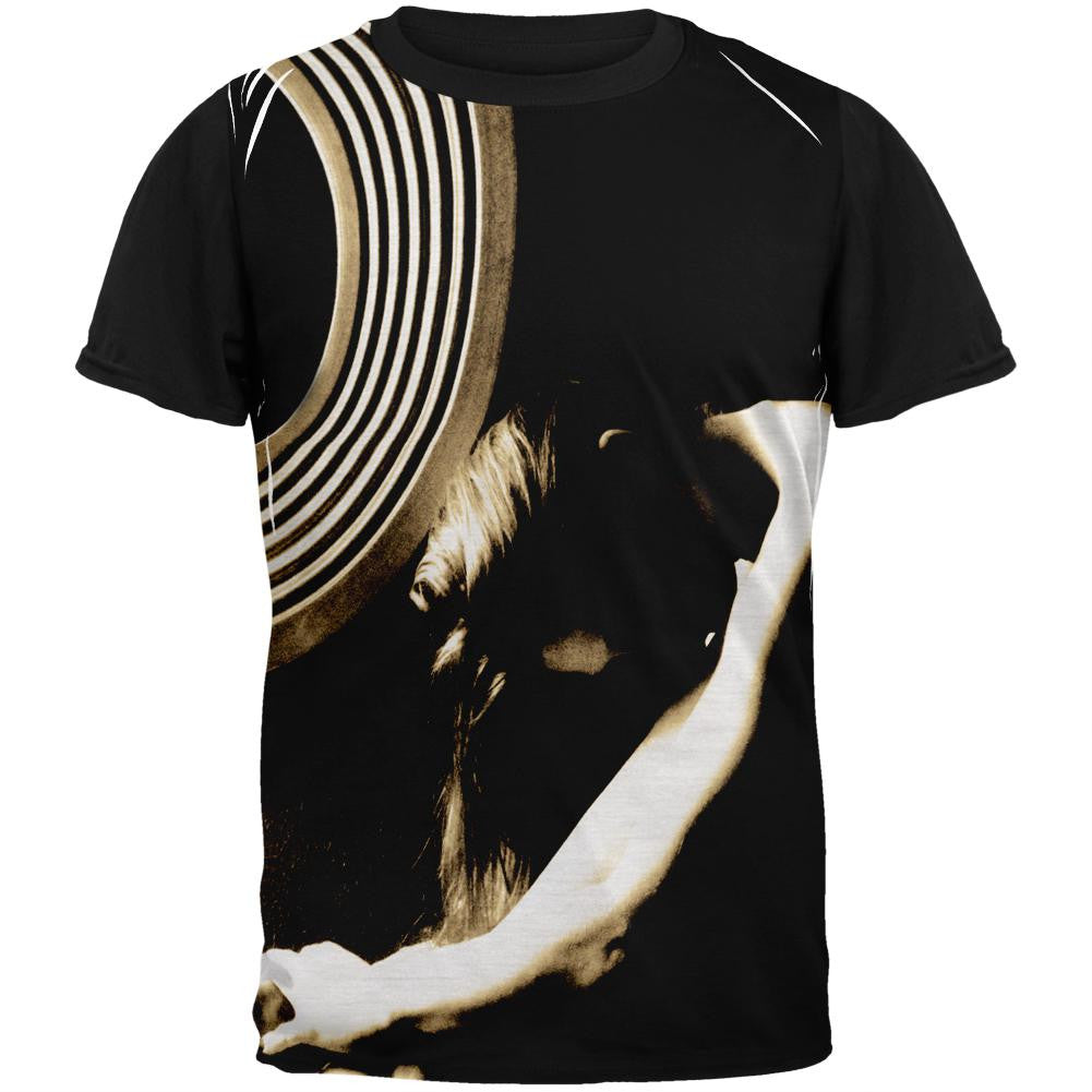 Female Tiny Dancer Stretch JLFotograffiti Adult Black Back T-Shirt Men's T-Shirts Old Glory SM Multi 