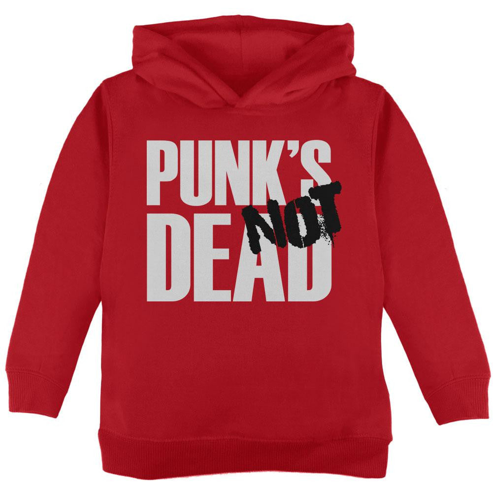 Punk's NOT Dead V4 Red Toddler T-Shirt Toddler T-Shirts Old Glory 2T Red 