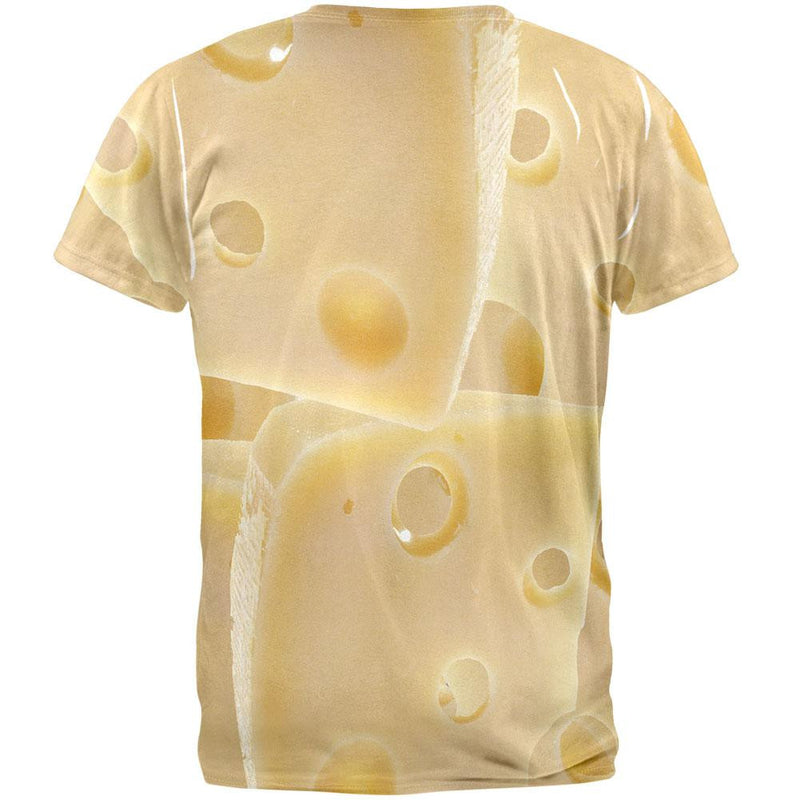Swiss Cheese All Over Adult T-Shirt Men's T-Shirts Old Glory   