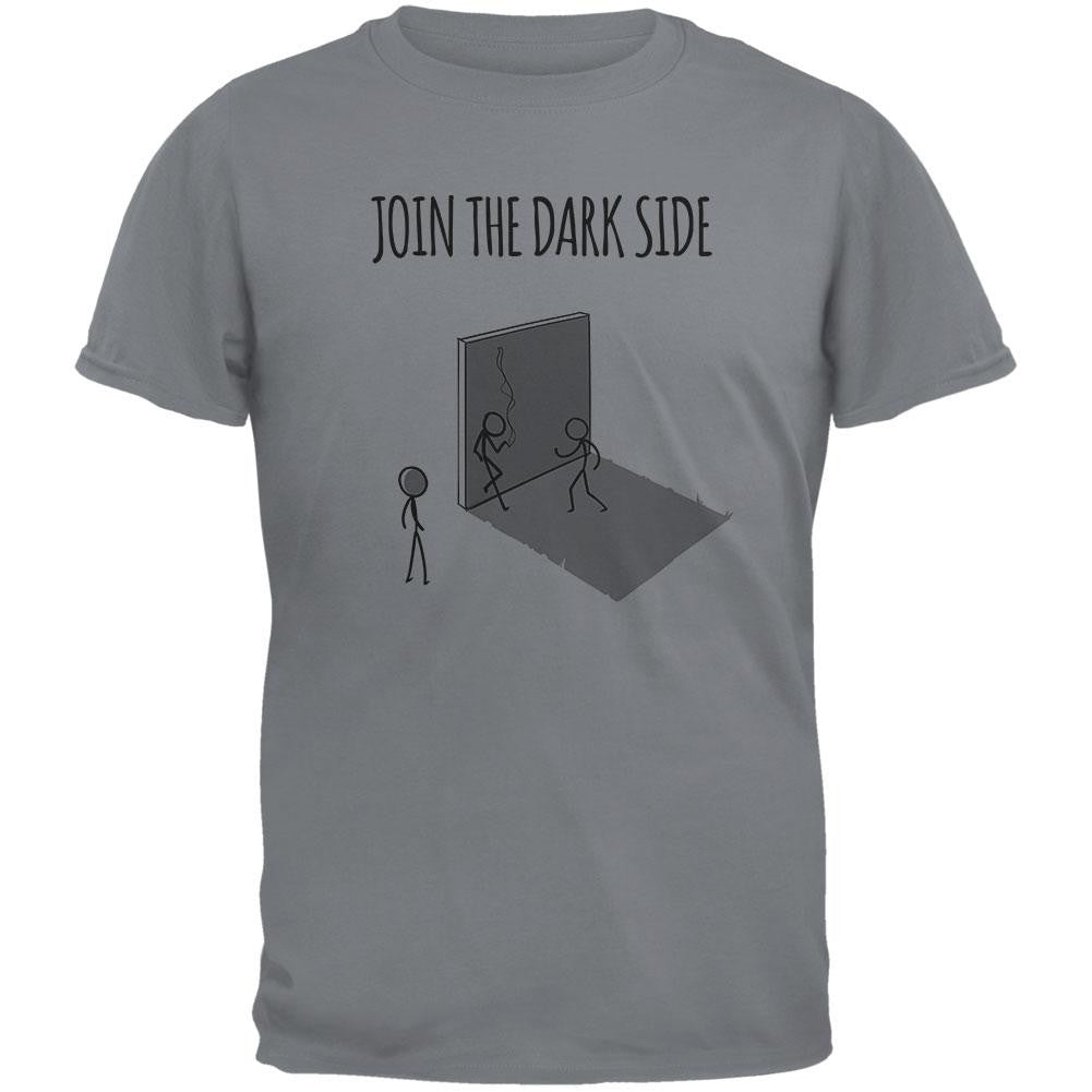 Join the Dark Side Gravel Grey Adult T-Shirt Men's T-Shirts Old Glory 2XL Grey 